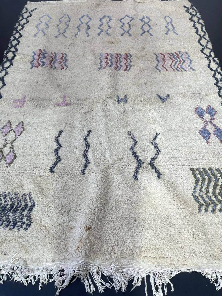 Berber Beni Ourain Rug aouzya - craftkechbrand