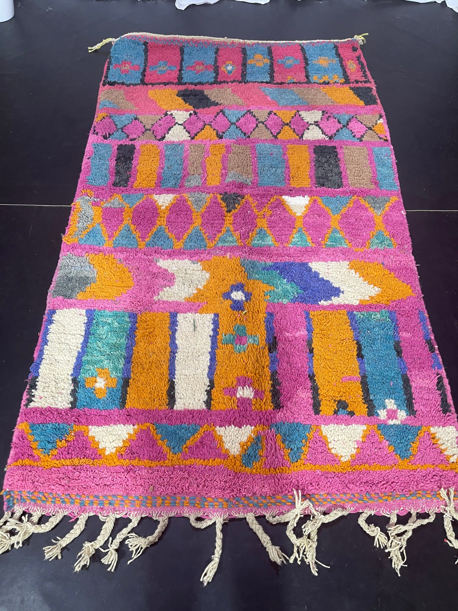 Vibrant Berber Rug - craftkechbrand