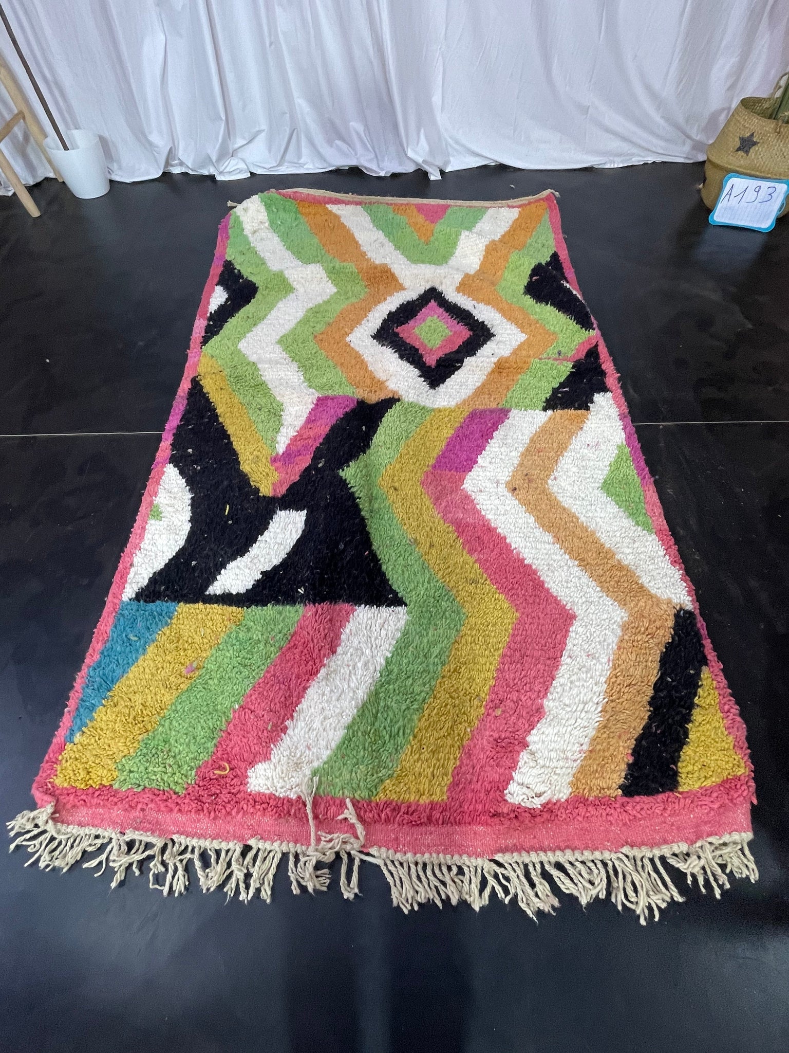 Boujaad Multicolored Rug zwaka - craftkechbrand