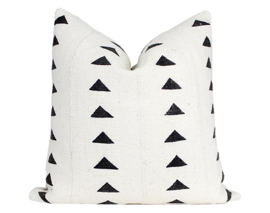 THE TRIANGLE MUDCLOTH 18” X 18” PILLOW COVER - craftkechbrand