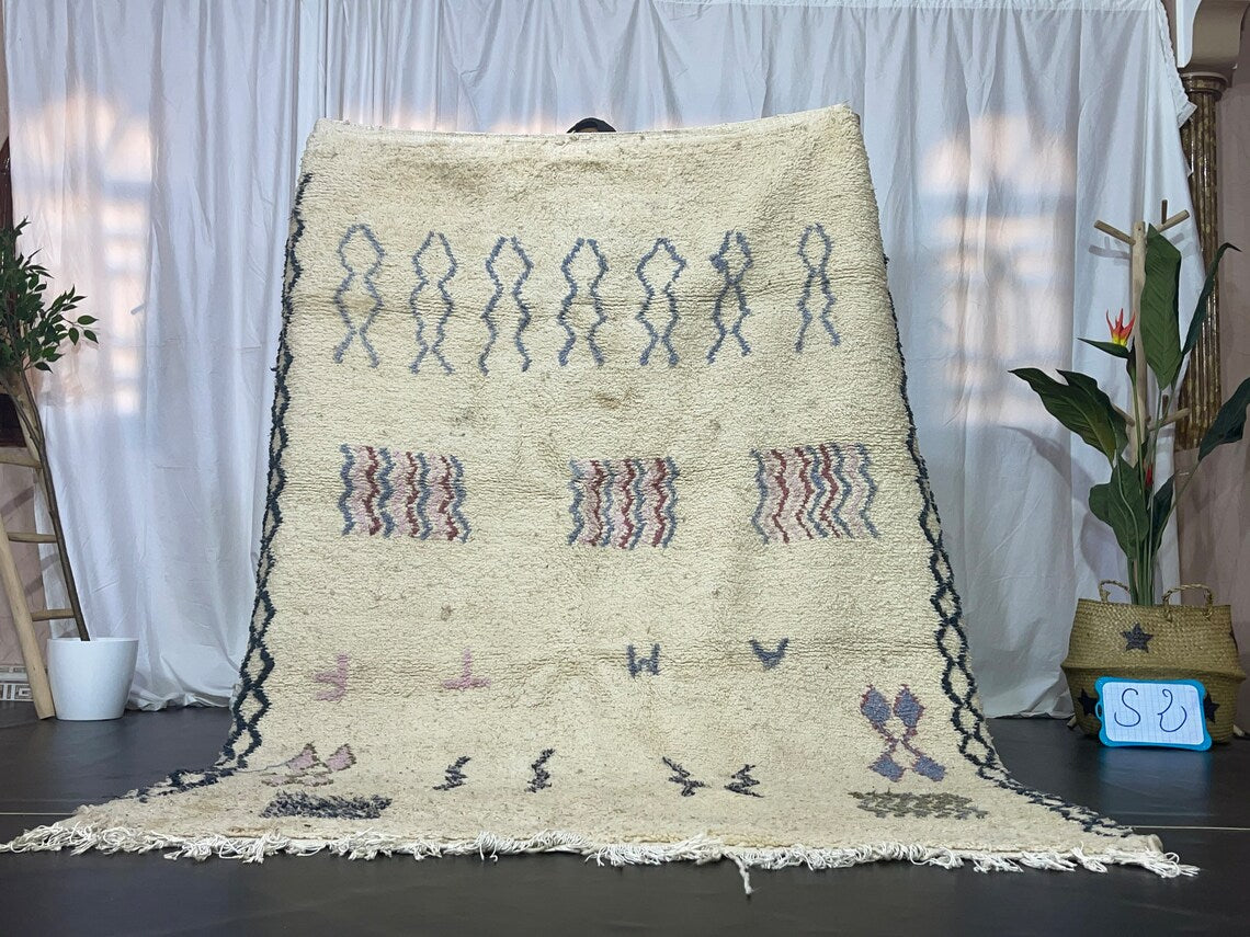 Berber Beni Ourain Rug aouzya - craftkechbrand