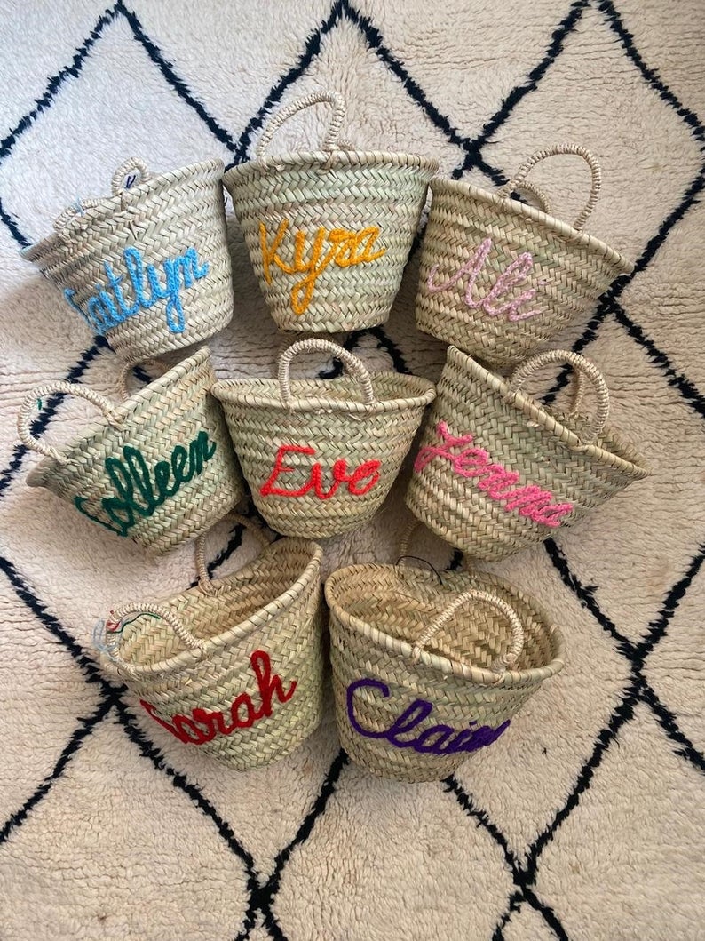 Customized Wedding gift Personalized  basket - craftkechbrand