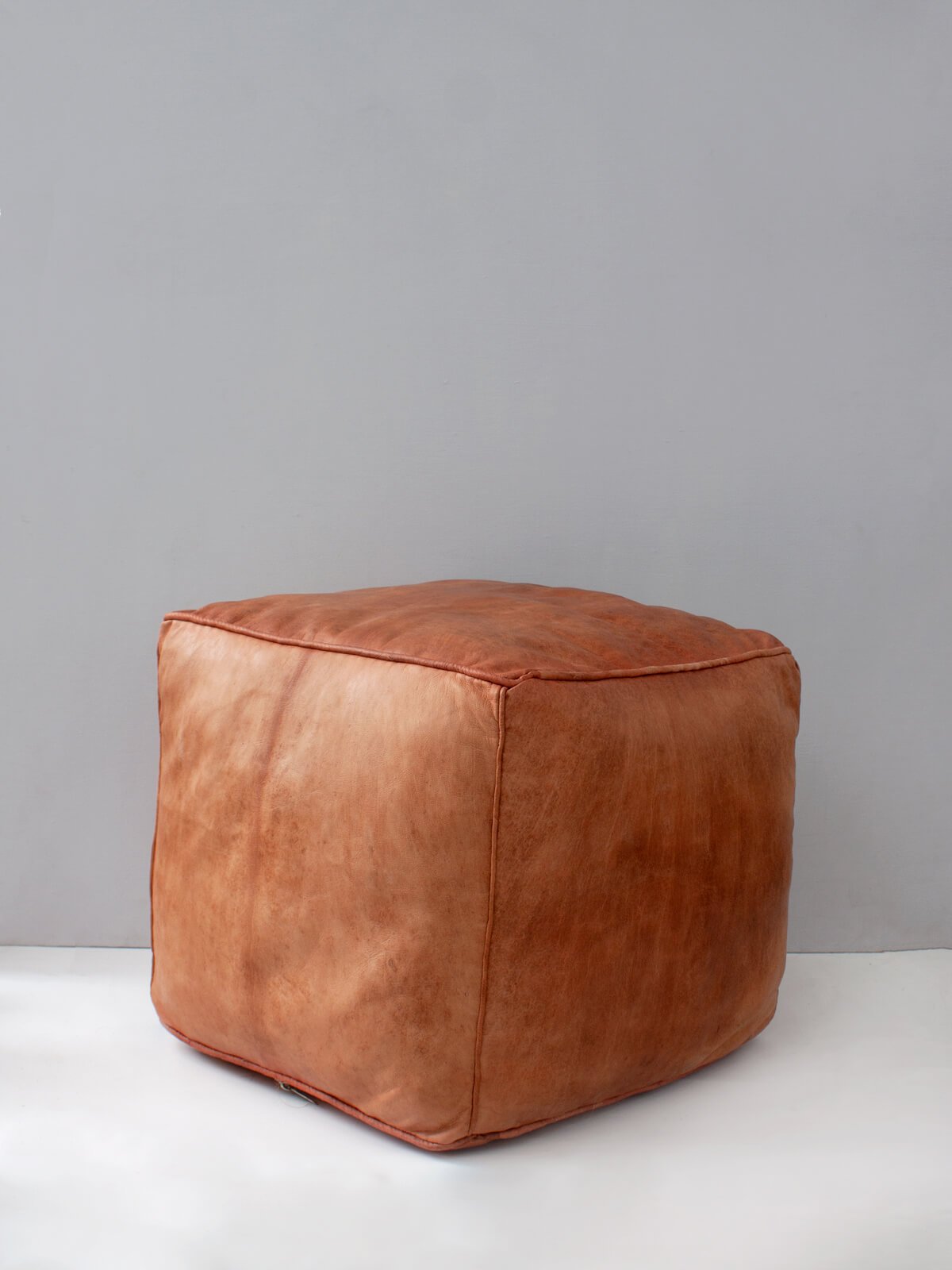 Moroccan-leather-pouf-square-ottoman